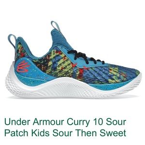 NEW IN BOX! Under Armour StephCurry 10 Sour Patch Kids Sour Then Sweet (LIMITED)